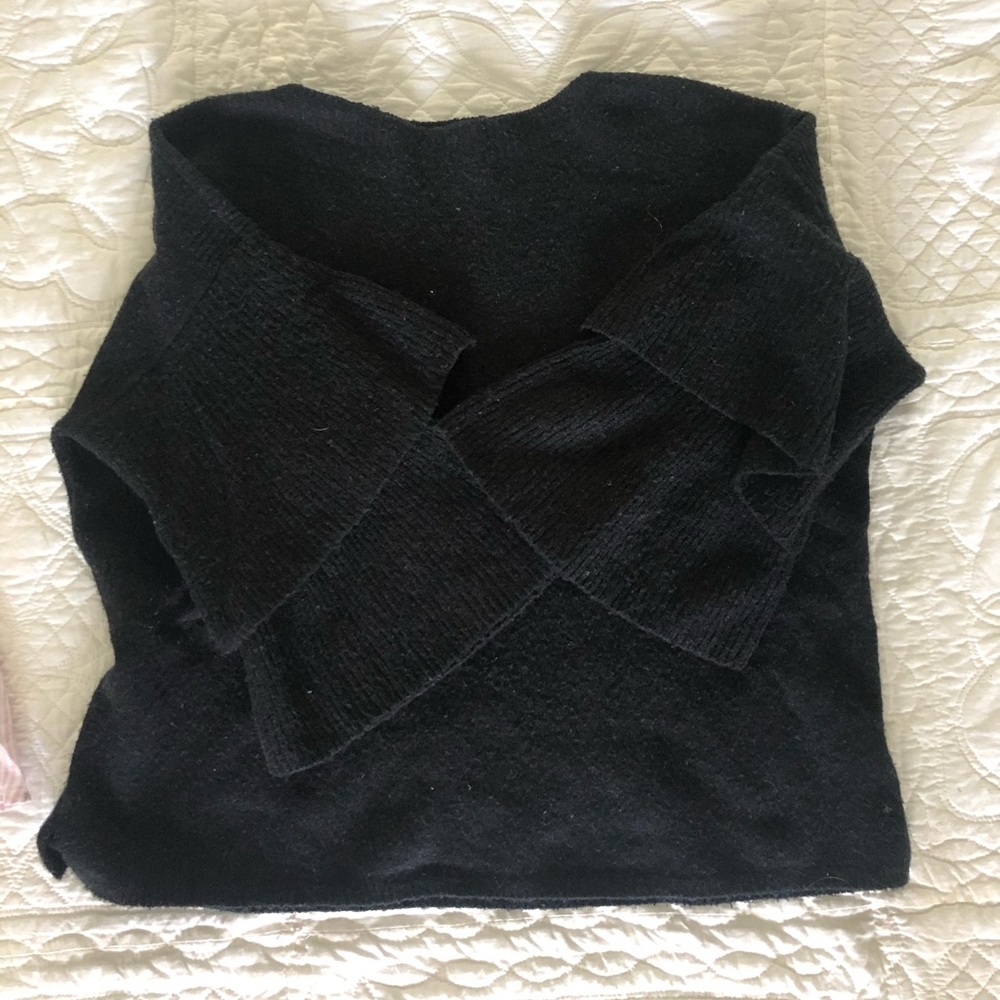Madewell Ruffle bell sleeve sweater